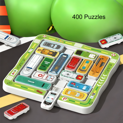 📢 60% DE RÉDUCTION ! 🚗 Jeu de Voyage Parking Puzzler pour Enfants – Développe la Logique & la Concentration, Compact & Parfait pour les Trajets ✨🧩📦