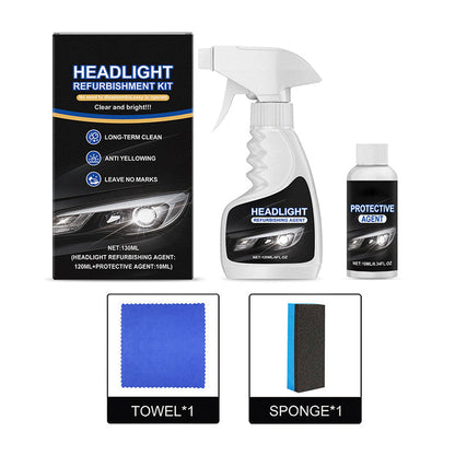 🚗 50% DE RÉDUCTION ! 💡 Kit de Rénovation des Phares – Restaure la clarté, Protection UV & Résultats durables ✨