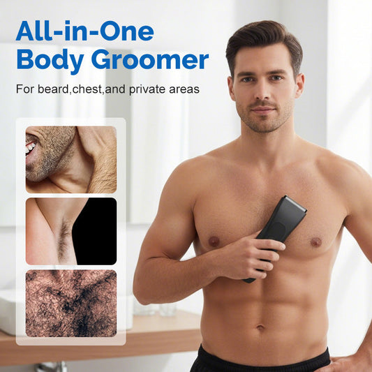 🪒 50% de Réduction ⚡ Tondeuse Corporelle à Affichage Numérique pour Hommes – Précision de Coupe, Affichage LED & Soin de la Peau Sécurisé 🔋