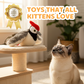 🐱 50% DE RÉDUCTION! 🎵 Jouet électrique en peluche pour chat – Sons, mouvement automatique & interactif – Stimule l'instinct de chasse et divertit votre félin ✨