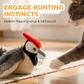 🐱 50% DE RÉDUCTION! 🎵 Jouet électrique en peluche pour chat – Sons, mouvement automatique & interactif – Stimule l'instinct de chasse et divertit votre félin ✨