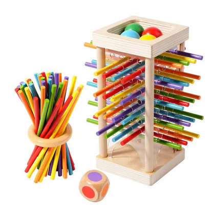 🎲 50% DE RÉDUCTION ! 🪵 Jeu de Bâtonnets en Bois pour Enfants – Développe la Motricité Fine, la Concentration et la Stratégie 👶🧠📦