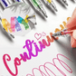🖍️ 50% DE RÉDUCTION! ✨ Set de Stylos Gel Pailletés Biodégradables – Écriture Douce, Couleurs Éclatantes & Parfait pour Coloriage et DIY 🎨