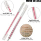 🖍️ 50% DE RÉDUCTION! ✨ Set de Stylos Gel Pailletés Biodégradables – Écriture Douce, Couleurs Éclatantes & Parfait pour Coloriage et DIY 🎨