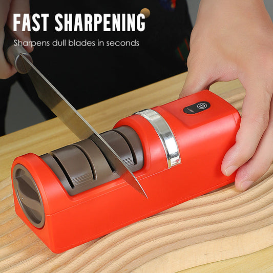 🔪 50% DE RÉDUCTION! ⚡ Aiguiseur Automatique pour Couteaux de Cuisine – Affûtage Précis, Rapide & Facile à Utiliser ✨