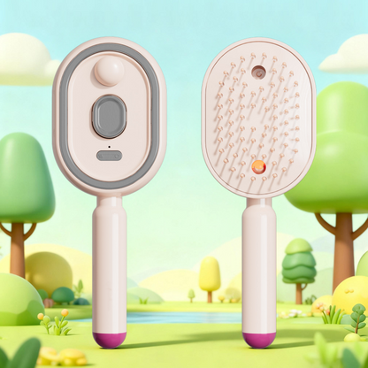 💆‍♀️ 50% DE RÉDUCTION 🎉 Brosse électrique cheveux – Spray hydratant, massage & lissant instantané – Douce pour le cuir chevelu, idéale pour dompter frisottis et mèches rebelles ✨📦