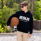 🛒 60% DE RÉDUCTION ! ✨ Sweat à Capuche « JESUS Is the Light » – Paillettes Scintillantes, Tissu Doudou & Message Inspirant ✨📿