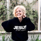 🛒 60% DE RÉDUCTION ! ✨ Sweat à Capuche « JESUS Is the Light » – Paillettes Scintillantes, Tissu Doudou & Message Inspirant ✨📿