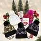 🎄 60% DE RÉDUCTION ! 🎩 Bonnet d‘Hiver à Paillettes – Pompon, Fausse Fourrure Douce & Éclat Festif Instantané ✨