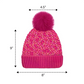 🎄 60% DE RÉDUCTION ! 🎩 Bonnet d‘Hiver à Paillettes – Pompon, Fausse Fourrure Douce & Éclat Festif Instantané ✨