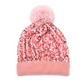 🎄 60% DE RÉDUCTION ! 🎩 Bonnet d‘Hiver à Paillettes – Pompon, Fausse Fourrure Douce & Éclat Festif Instantané ✨