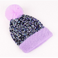 🎄 60% DE RÉDUCTION ! 🎩 Bonnet d‘Hiver à Paillettes – Pompon, Fausse Fourrure Douce & Éclat Festif Instantané ✨