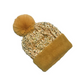 🎄 60% DE RÉDUCTION ! 🎩 Bonnet d‘Hiver à Paillettes – Pompon, Fausse Fourrure Douce & Éclat Festif Instantané ✨