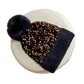 🎄 60% DE RÉDUCTION ! 🎩 Bonnet d‘Hiver à Paillettes – Pompon, Fausse Fourrure Douce & Éclat Festif Instantané ✨