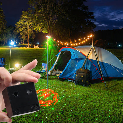 🔦 50% DE RÉDUCTION MAINTENANT ! ✨ Lampe Laser RGB Rechargeable et Portable – 16 Couleurs, Effets Dynamiques & Parfaite pour Soirées 🎉