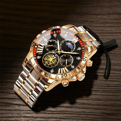 ⌚ 50% DE RÉDUCTION! 💣 Montre quartz homme – Lumineuse, étanche 30 m & sportive ✨