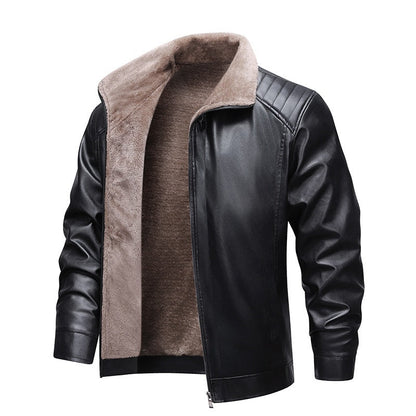 🧥 60% DE RÉDUCTION ! 🎉 Veste d‘Hiver en Cuir PU – Chaleur Polaire, Style Audacieux & Durable 🔥📦