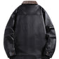 🧥 60% DE RÉDUCTION ! 🎉 Veste d‘Hiver en Cuir PU – Chaleur Polaire, Style Audacieux & Durable 🔥📦