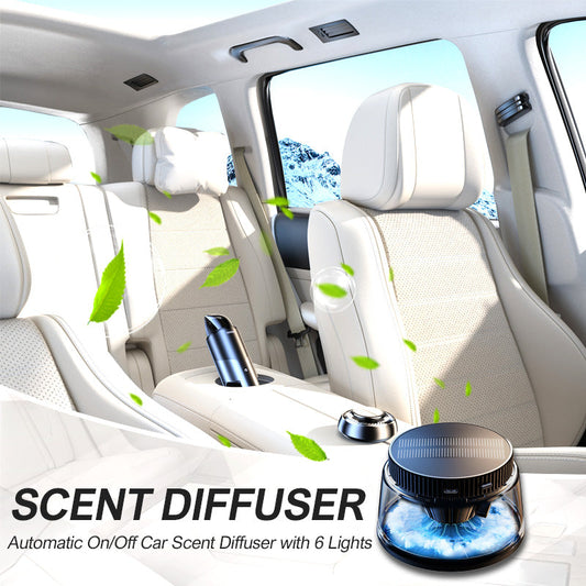 🚗 60% DE RÉDUCTION ! ✨ Diffuseur de Parfum Auto – Automatique, 6 Lumières LED & Design Élégant 💨✨