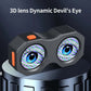 🚴‍♂️ 60% de réduction! 👁️ Feu Arrière Vélo « Devil's Eye » – Affichage Animé, Contrôle par Appli & Étanche IPX6 🔋