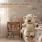 🐮 60% DE RÉDUCTION ! 🧸 Peluche Vache Highland – Toute Douce, Taille Parfaite pour Câlins & Idéale pour Déco Chambre ✨🏠