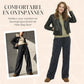 👖 60% DE RÉDUCTION MAINTENANT ! 🐆 Pantalon de Survêtement Large à Imprimé Léopard pour Femme – Coupe Confortable, Tissu Doux & Style Audacieux 💃