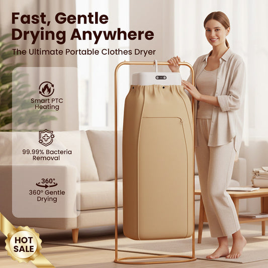 🌬️ 69% DE RÉDUCTION MAINTENANT ! ❄️ Séchoir à Vêtements Portable 600W PTC – Séchage Rapide, Portatif & Idéal pour l'Hiver ⚡