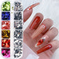 💅 50% DE RÉDUCTION MAINTENANT ! ✨ Ensemble de Paillettes Carrées 12 Couleurs pour Nail Art – Effet Lumineux, Facile à Appliquer & Professionnel 🎨