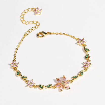 💐 50% DE RÉDUCTION ! 💍 Bracelet Fleur – Bijou Délicat, Perles de Culture & Parfait comme Cadeau ✨