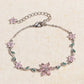 💐 50% DE RÉDUCTION ! 💍 Bracelet Fleur – Bijou Délicat, Perles de Culture & Parfait comme Cadeau ✨