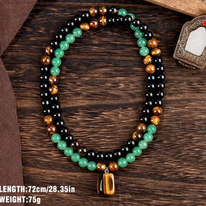 🪸 50 % DE RÉDUCTION MAINTENANT ! 🎉 Collier bohème en perles de pierre naturelle – Fait main, unique et élégant 🌺📦