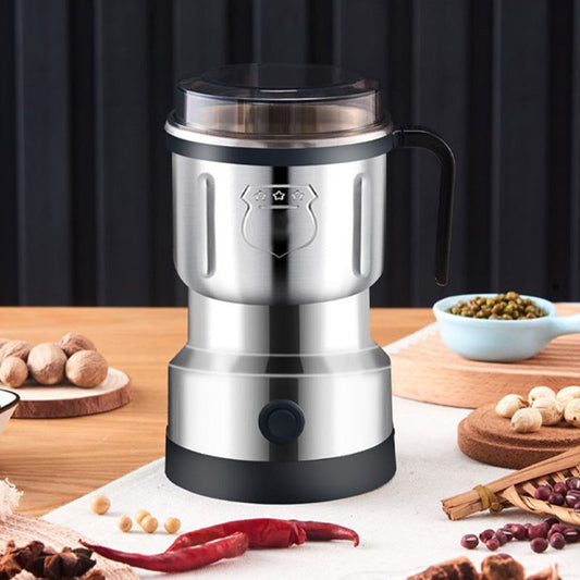 ⚡ 50% DE RÉDUCTION! ☕ Moulin électrique multifonctionnel 300W – Lame en S, 500 ml & acier inoxydable – Idéal pour épices, café & herbes – Facile à nettoyer ✨
