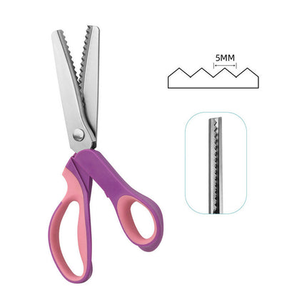 ✂️ 50% DE RÉDUCTION! 🧵 Ciseaux cranteurs – Zigzag, ergonomiques & acier inoxydable ✨