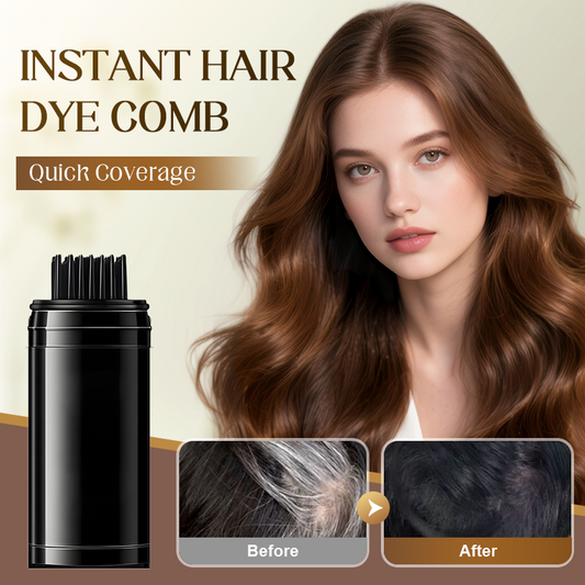 💇‍♀️ ACHETEZ 2, OFFERT 1 ! 🎉 Colorant Instantané Racines Grises – Résultat en 3 Secondes, Soin Végétal & Sans Ammoniac 🌿📦