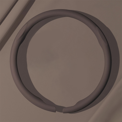 🚗 60% DE RÉDUCTION ! 🎉 Housse de Volant en Cuir Véritable – Confortable, Antidérapante & Installation Facile 👋📦