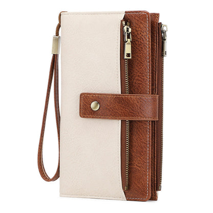 👜 50% DE RÉDUCTION ✨ Portefeuille pour femme style rétro – Protection RFID, 3 compartiments & cuir durable – Élégant, pratique & parfait pour le quotidien ou les voyages 🛍️
