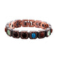 🧲 60 % DE RÉDUCTION ! ✨ Bracelet magnétique en pierre – Finition cuivre antique, élégant et bien-être 💫