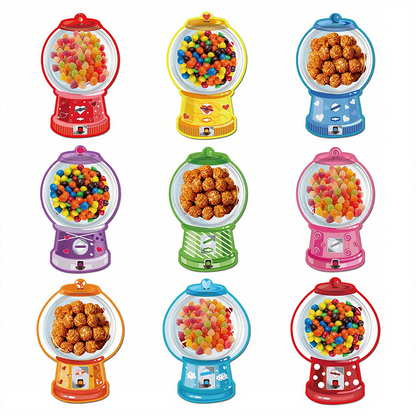 🍬 60 % DE RÉDUCTION ! 🍭 Set de distributeurs de bonbons colorés et sucrés – Amusant, interactif et parfait pour les fêtes 🎉