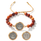 ✝️ 50% DE RÉDUCTION ! 📿 Bracelet Saint-Benoît en Bois – Ajustable, Unisexe & Protection Symbolique 🛡️
