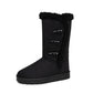👢 60% DE RÉDUCTION ! ❄️ Bottes de Neige Mi-Mollet – Doublure Fausse Fourrure, Ultra-Chaudes & Semelle Antidérapante 🧥