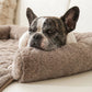 🐾 60% DE RÉDUCTION! 🛏️ Lit pour Animaux Épais – Chaud, Antidérapant & Bord Relevé Confortable 🧵