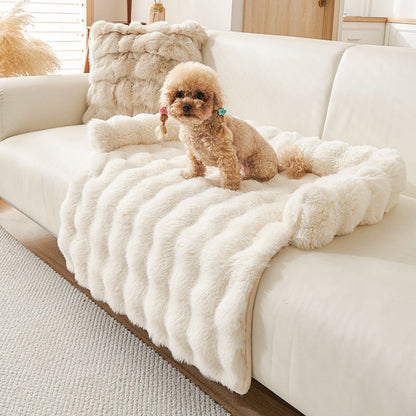 🐾 60% DE RÉDUCTION! 🛏️ Lit pour Animaux Épais – Chaud, Antidérapant & Bord Relevé Confortable 🧵
