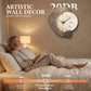 🕰️ 50% DE RÉDUCTION ! 🌲 Horloge Murale Style Nordique – Design Minimaliste, Silencieuse & Décor Moderne ✨
