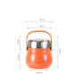 🥤 60% DE RÉDUCTION ! 🍱 Bocal Alimentaire Isotherme en Acier Inoxydable 1,5L – Maintien du Chaud/Froid, Sans BPA & Design Compact 🍵