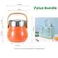 🥤 60% DE RÉDUCTION ! 🍱 Bocal Alimentaire Isotherme en Acier Inoxydable 1,5L – Maintien du Chaud/Froid, Sans BPA & Design Compact 🍵