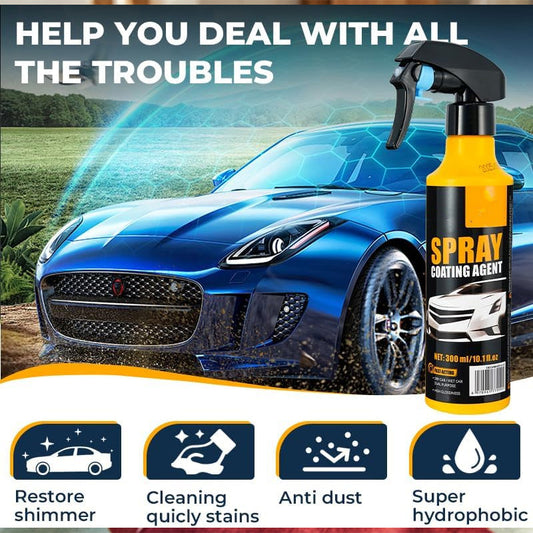 🚗 ACHETEZ 2, OBTENEZ 1 GRATUIT! ✨ Spray Nano Hydrophobe – Revêtement Hydrophobe, Brillance Durable & Protection Maximale Pour Votre Voiture 💎