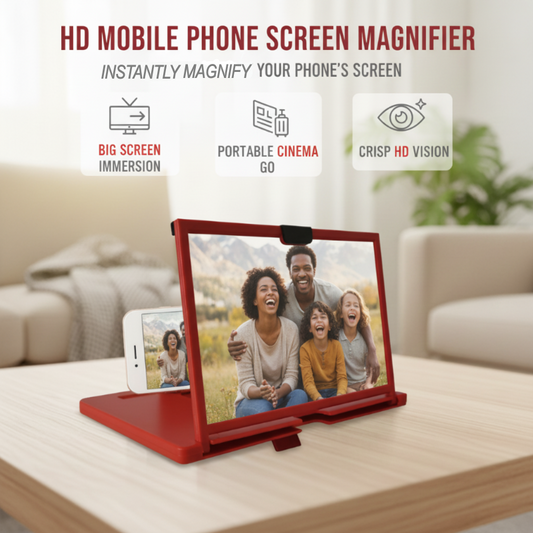 👓 50% DE RÉDUCTION ! 📱 Loupe HD pour Téléphone – Agrandit l‘Écran, Réduit la Fatigue Oculaire & Compatibilité Universelle ✨