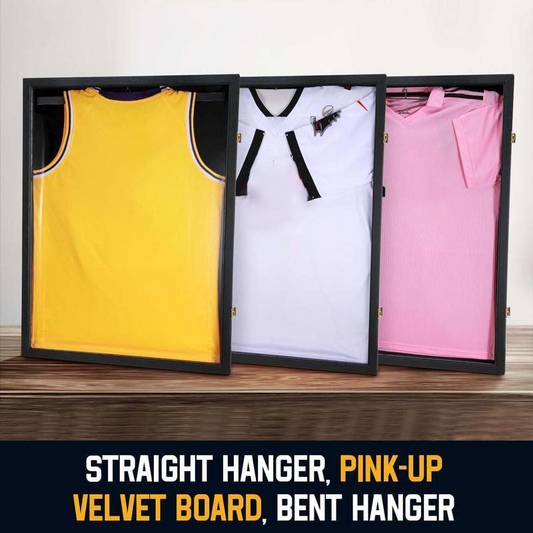 🏀 60% DE RÉDUCTION ! 🖼️ Cadre d‘Exposition en Bois pour Maillot – Porte Magnétique, Vitrine Acrylique & Design Élégant ⚡