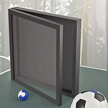 🏀 60% DE RÉDUCTION ! 🖼️ Cadre d‘Exposition en Bois pour Maillot – Porte Magnétique, Vitrine Acrylique & Design Élégant ⚡