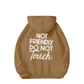 ☠️ 60% de réduction ! 👕 Sweat à Capuche « Not Friendly Do Not Touch » – Look Audacieux, Coupe Oversize & Message Impactant ⚠️
